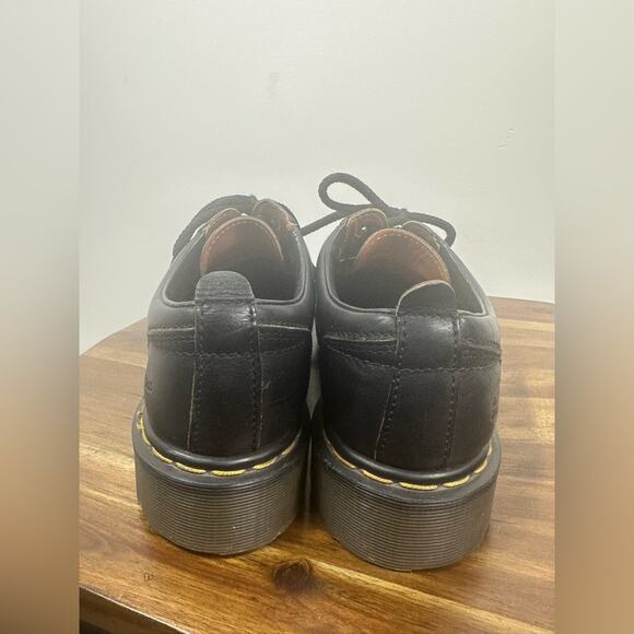 Vintage 90s DR MARTENS Men's Size 9 England Black Nappa Oxford Shoes Doc Y2k EUC - Picture 8 of 11